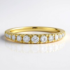 Anello in oro con Diamante I2 (I) (de Melo Gold)
