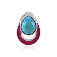 Ciondolo in argento con Turchese Blu Mohave