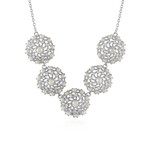 Süßwasserzuchtperlen-Silbercollier