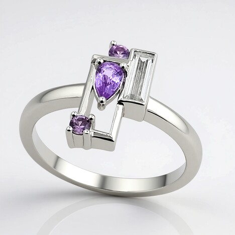 Anello in argento con Zircone