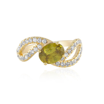 Zilveren ring met een Sfeen