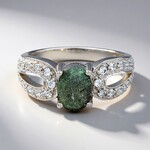 Anello in argento con Labradorite