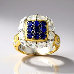 Anello in argento con Zircone (Gems en Vogue)