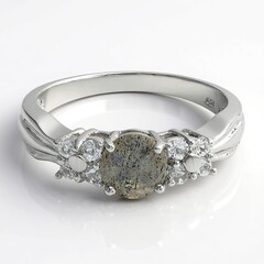 Anello in argento con Spectrolite