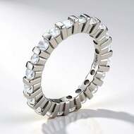 Bague en argent et Zircon
