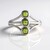 Anello in argento con Vesuvianite