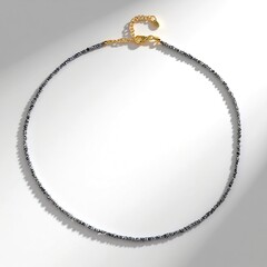 Collana in argento con Diamante Color Argento