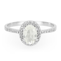 Bague en argent et Orthose