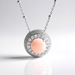 Collana in argento con Opale Rosa (de Melo Essence)