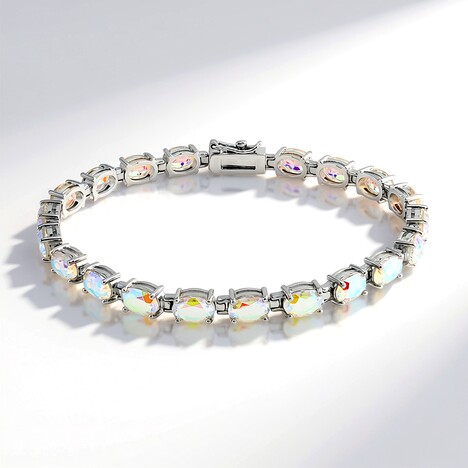 Bracciale in argento con Quarzo Moonlight