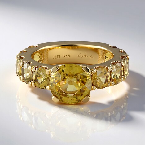 Bague en or et Zircon jaune (de Melo Gold)