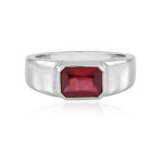 Zilveren ring met een Madagaskar Robijn