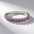 Anello in argento con Ametista Zambiana