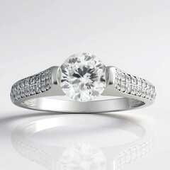 Anello in argento con Zircone
