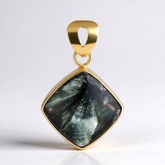 Ciondolo in argento con Serafinite