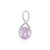 Kunzit-Silberanhänger
