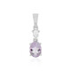 Ciondolo in argento con Ametista Rose de France