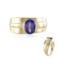 Bague en or et Tanzanite AAA (de Melo Gold)
