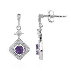 Amethyst-Silberohrringe