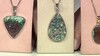 Colgante en plata con Calcedonia de Venus (Bali Barong)