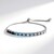 Bracelet en argent et Topaze bleu de Londres