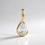 Pendentif en or et Zircon