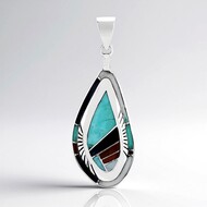 Ciondolo in argento con Sodalite (Jones Lee)