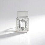 Ciondolo in argento con Quarzo Bianco (MONOSONO COLLECTION)