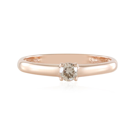 Bague en or et Diamant chocolat I1 (SUHANA)