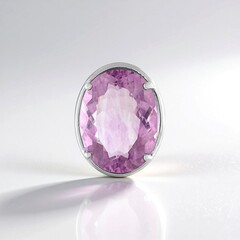 Ciondolo in argento con Fluorite Rosa