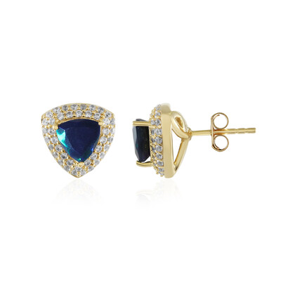 Boucles d'oreilles en argent et Opale Mezezo