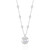 Collana in argento con Pietra di Luna Blu (KM by Juwelo)