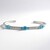 Bracciale in argento con Apatite Blu Neon