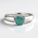 Anello in argento con Grandidierite
