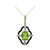 Collar en oro con Peridoto de Dashihe (CIRARI)