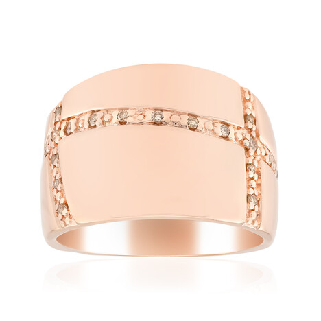 Anello in argento con Diamante Argyle Rose de France I1 (Annette)