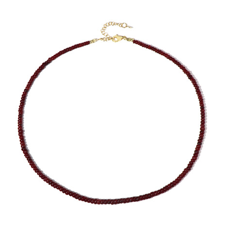 Ruby Silver Necklace
