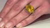 Zilveren ring met een Gele Fluoriet