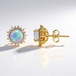 AAA Welo Opal Silver Earrings (de Melo Essence)