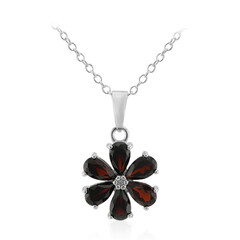 Collar en plata con Granate