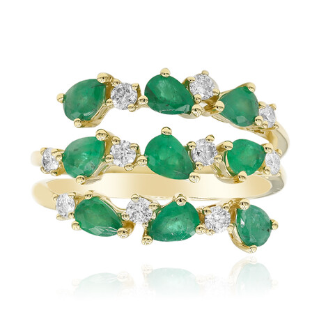 AAA-Sambia-Smaragd-Goldring (CIRARI)