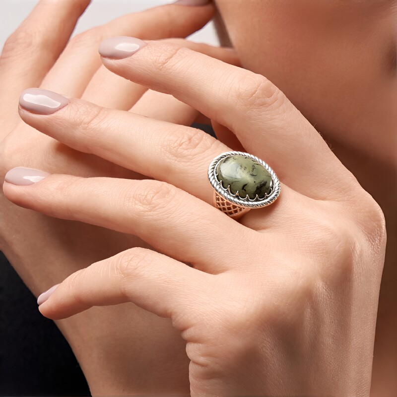 Apachengold-Silberring