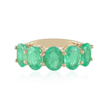 Anello in oro con Smeraldo Russo