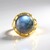 Anello in argento con Labradorite Verde Maniry (KM by Juwelo)