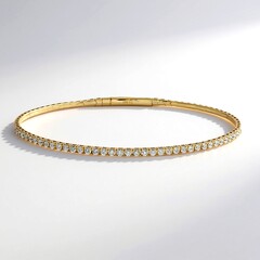 Bracciale in oro con Diamante SI1 (H)