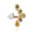 Anillo en oro con Diamante fancy SI2 (CIRARI)