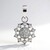 Ciondolo in argento con Diamante I1 (G) (Annette)