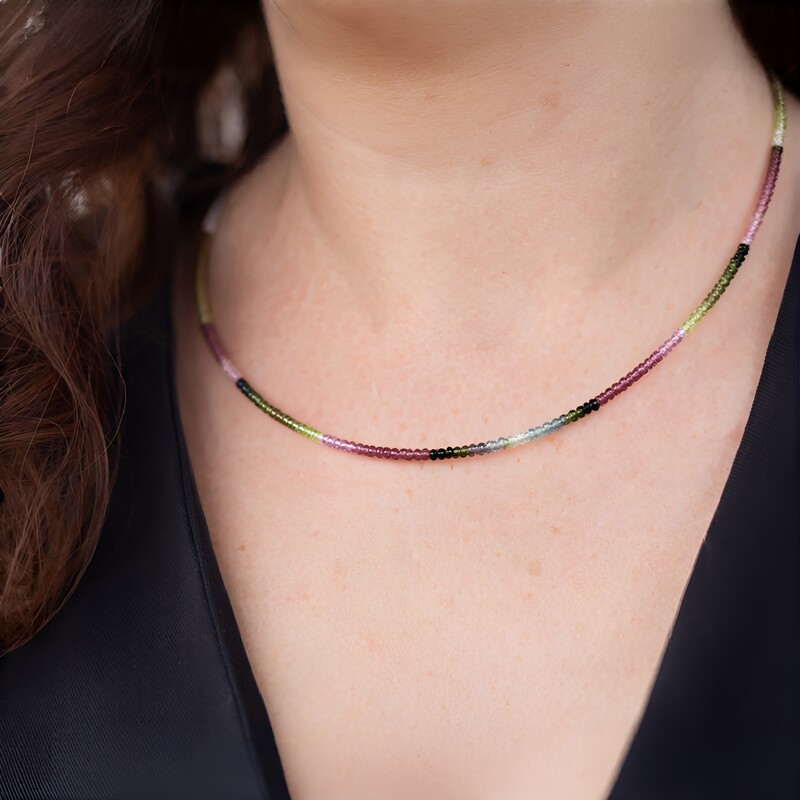 Collana in argento con Tormalina