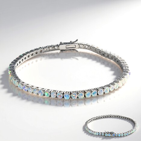 Bracelet en argent et Opale Welo