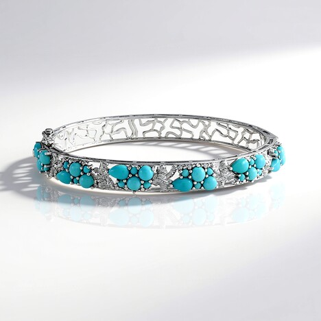 Bracciale in argento con Turchese Sleeping Beauty (Faszination Türkis)